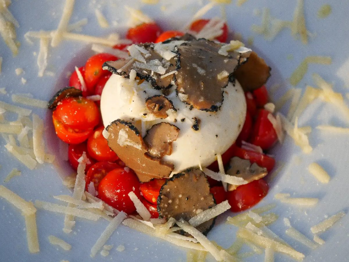 Burrata aux truffes