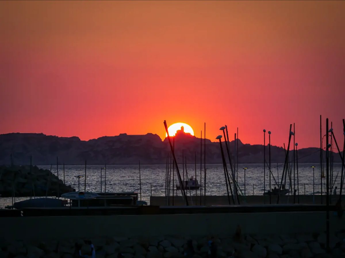Coucher de soleil sur l'archipel